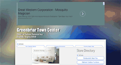 Desktop Screenshot of greenbriartowncenter.com