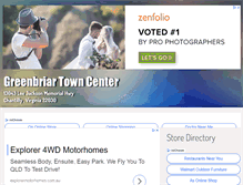 Tablet Screenshot of greenbriartowncenter.com